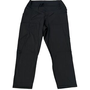 Aurgelmir Women's Black High Rise Ruched Butt Capri Leggings
W Pockets, NWT, XXL